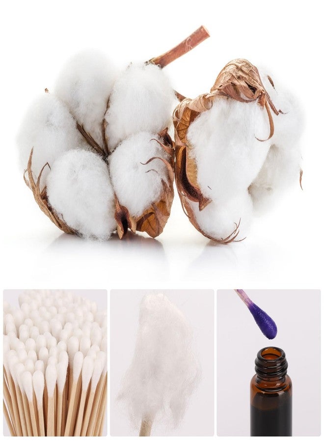 BTYMS 1200 Count 6 Inch Long Cotton Swabs with Wooden Sticks, Cleaning Cotton Sticks Cotton Tipped Applicators Cleaning Swabs - Image 5